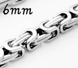 MEN'S STAINLESS STEEL LINK BRACELET - (3 SIZES)