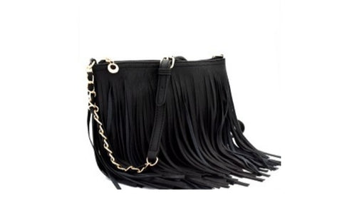 BLACK - FALL CROSSBODY PURSE